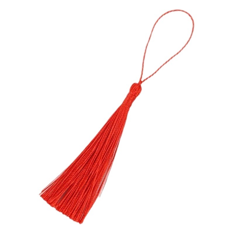 Factory wholesale Chinese knot tassel tassel bookmark can do all kinds of styles of big red handmade lantern spike sling