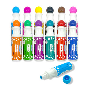 Children's Painting Package Embedded Round Head Watercolor Pen 12 Colors Safe Non-Toxic Easy to Clean Watercolor Pen