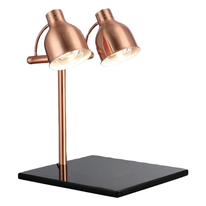 Marble buffet food insulation lamp hotel restaurant catering barbecue warm food heating food commercial warm food lamp