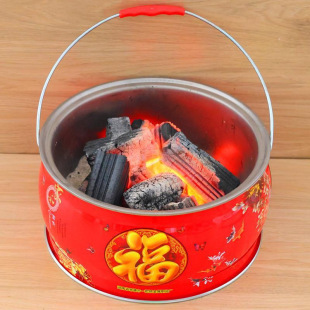 Moving Ceremony Supplies Fibres Carbon Oven Charcoal Heating Barbecue Oven Rack Fire in New Home