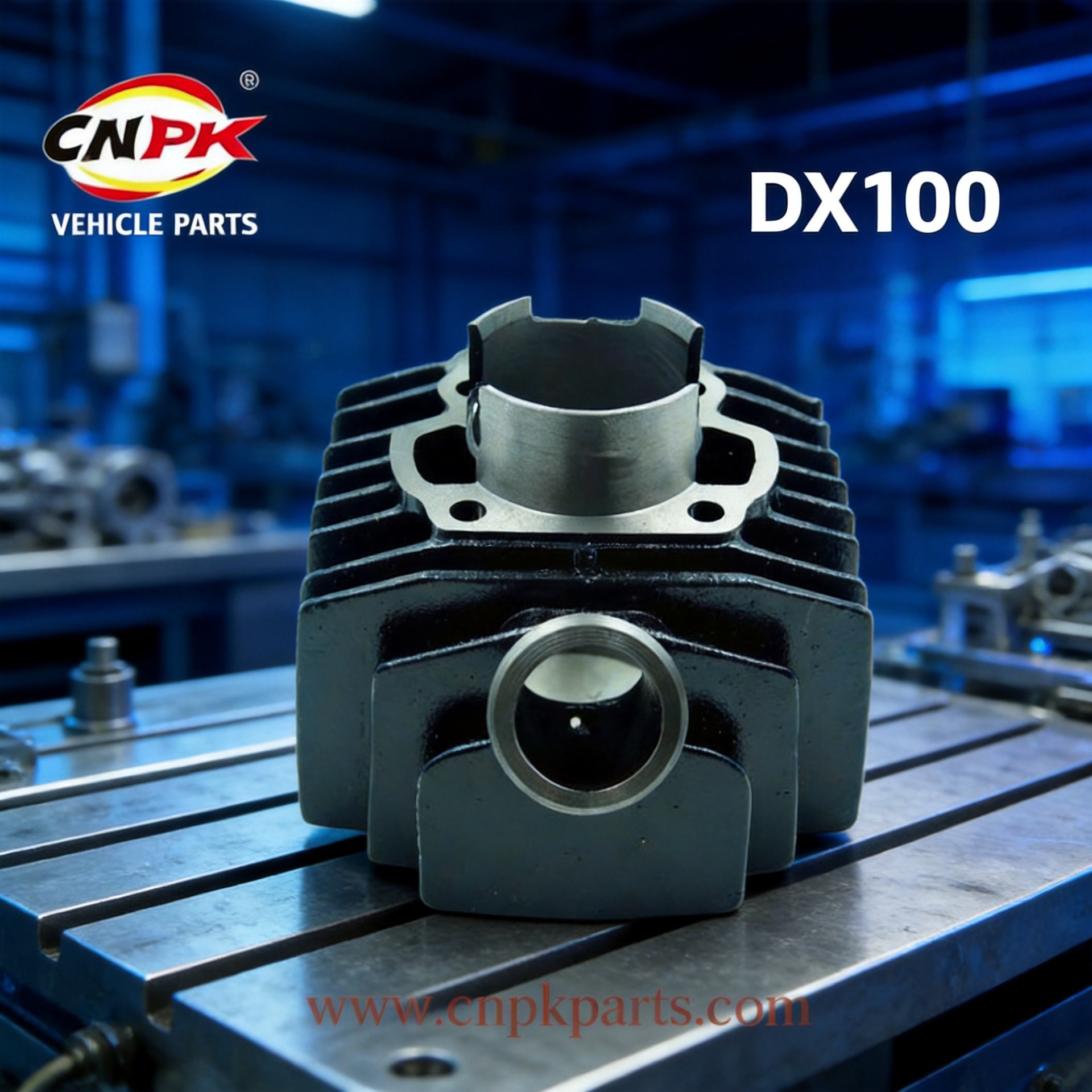 DX100 two-stroke motorcycle cylinder, 52mm bore engine cylinder, price available upon request from customer service
