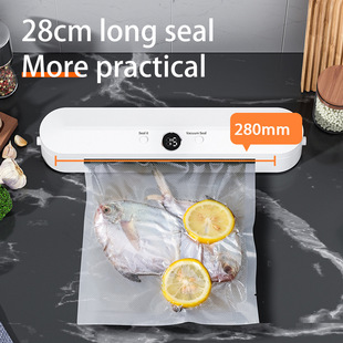 Cross-border vacuum preservation machine automatic food evacuation machine small sealing machine household dry and wet plastic packaging can be customized logo