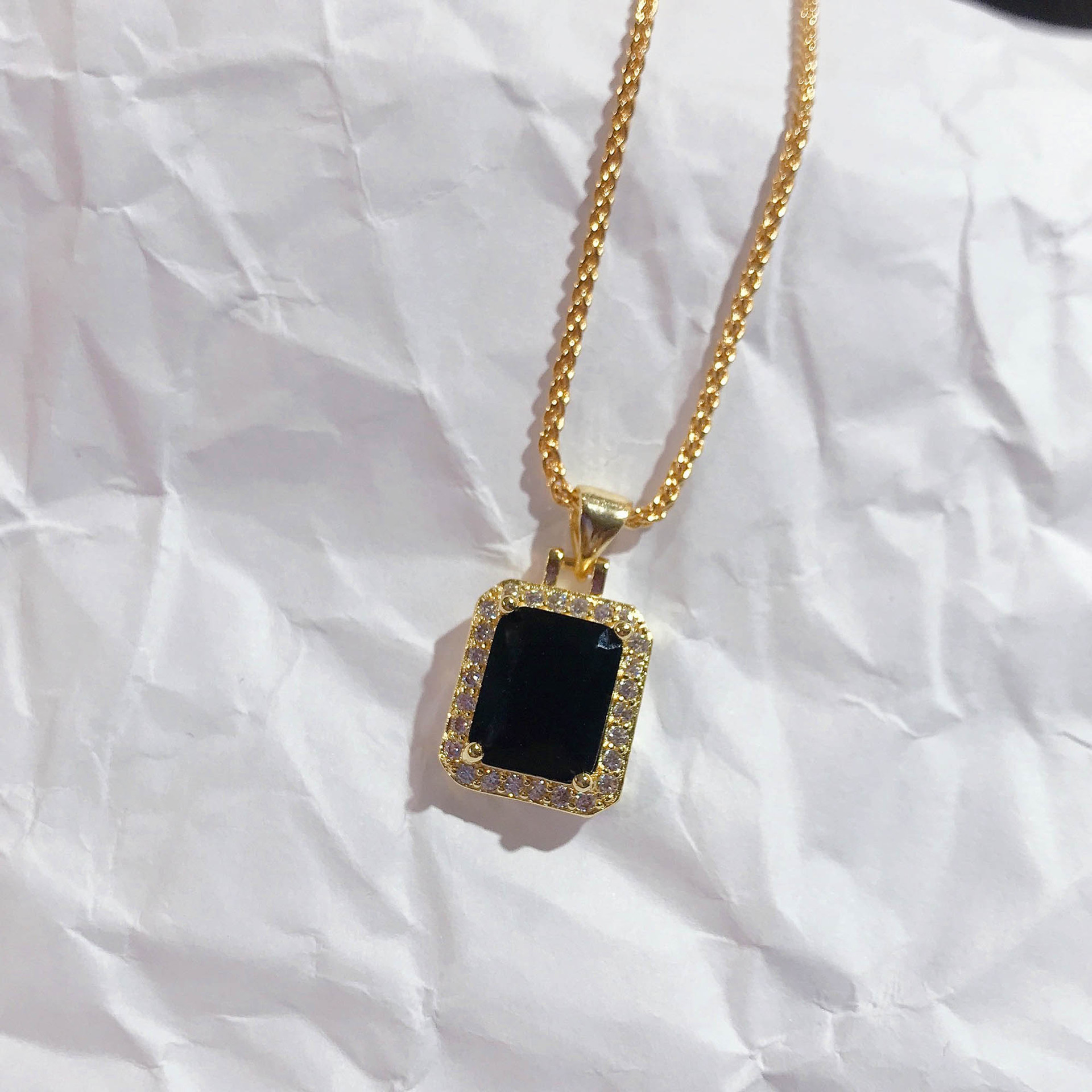 European and American Special-Interest Design Chopin Necklace Cuban Link Chain Stud Earrings Womenu0