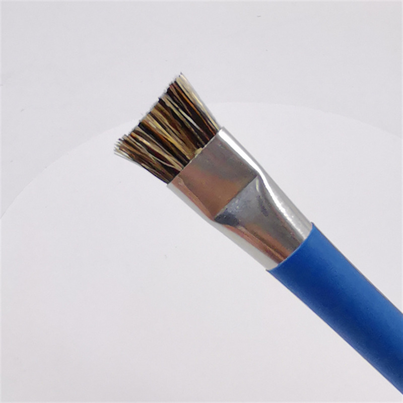 DKT猪鬃毛双头手机维修硬毛刷主板电路IC清洁除尘刷线路板刷供应