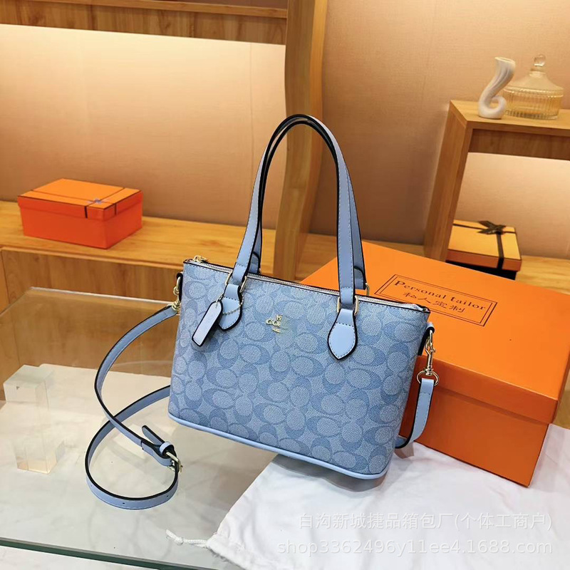 Cの新しい女性用ハンドバッグ、クラシックな老眼ジッパートートバッグ、大容量ショッピングバッグ、ショルダークロスボディバッグ|undefined
