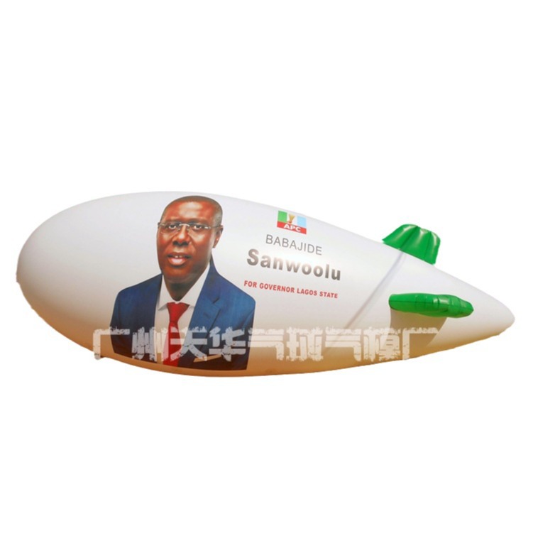 Fabricante vende al por mayor globos aerostáticos inflables de PVC de alta calidad para publicidad.