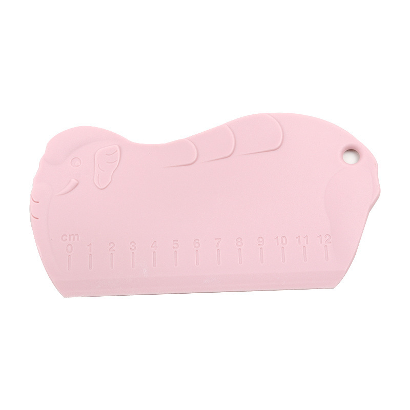 Cuchillo de masa creativo de dibujos animados raspador de crema de grado alimenticio para el hogar cortador de fideos antiadherentes