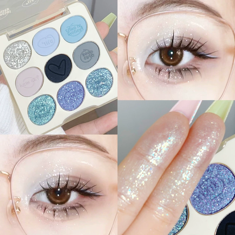 Make-up xixi graffiti log Jiu цвет теней для век жемчужное сияние светлый пельмень блиц дневная низкая насыщенность белая кипяченая вода первая любовь