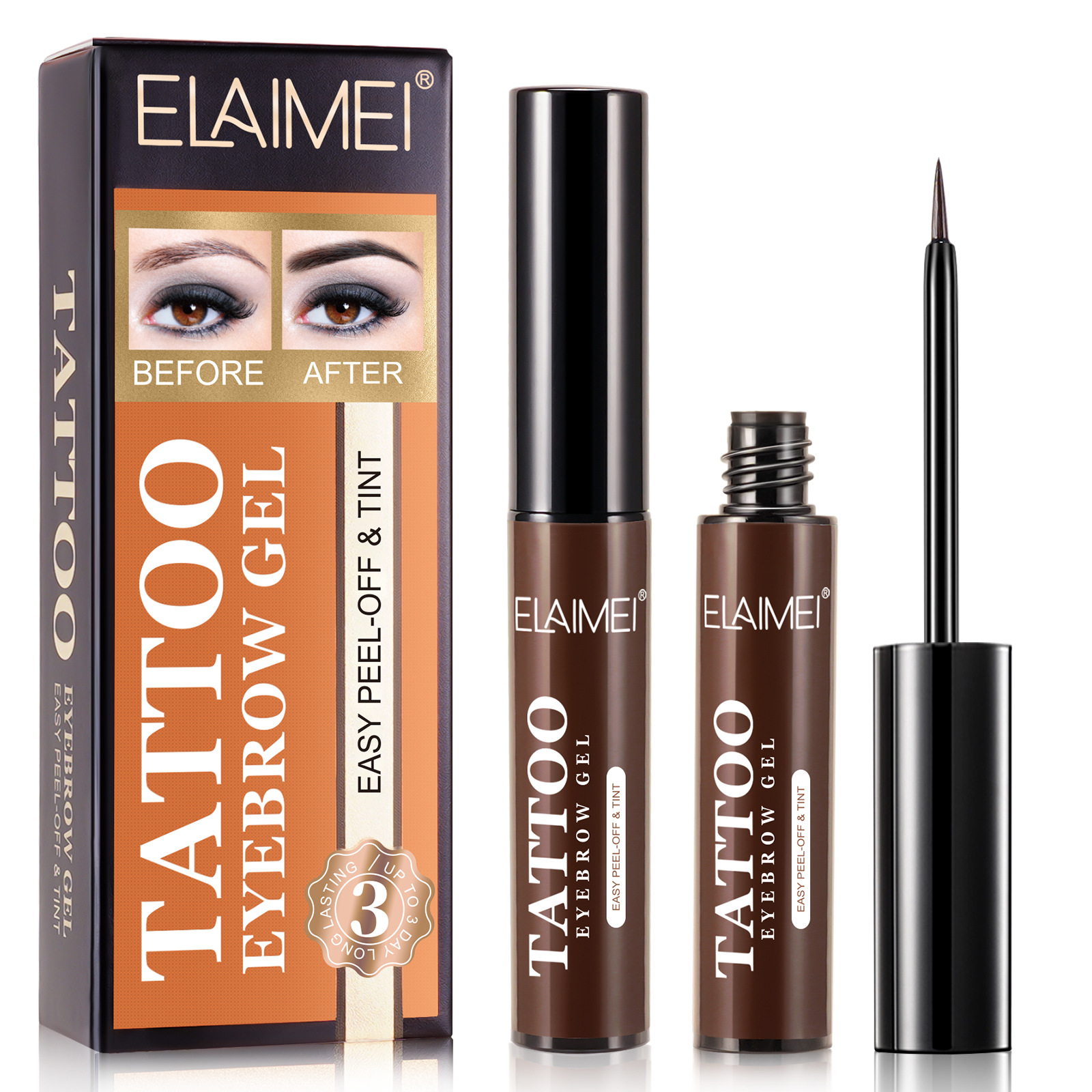 Elaimei Eyebrow Cream Long-Lasting Color Natural Three-Dimensional Eyebrows