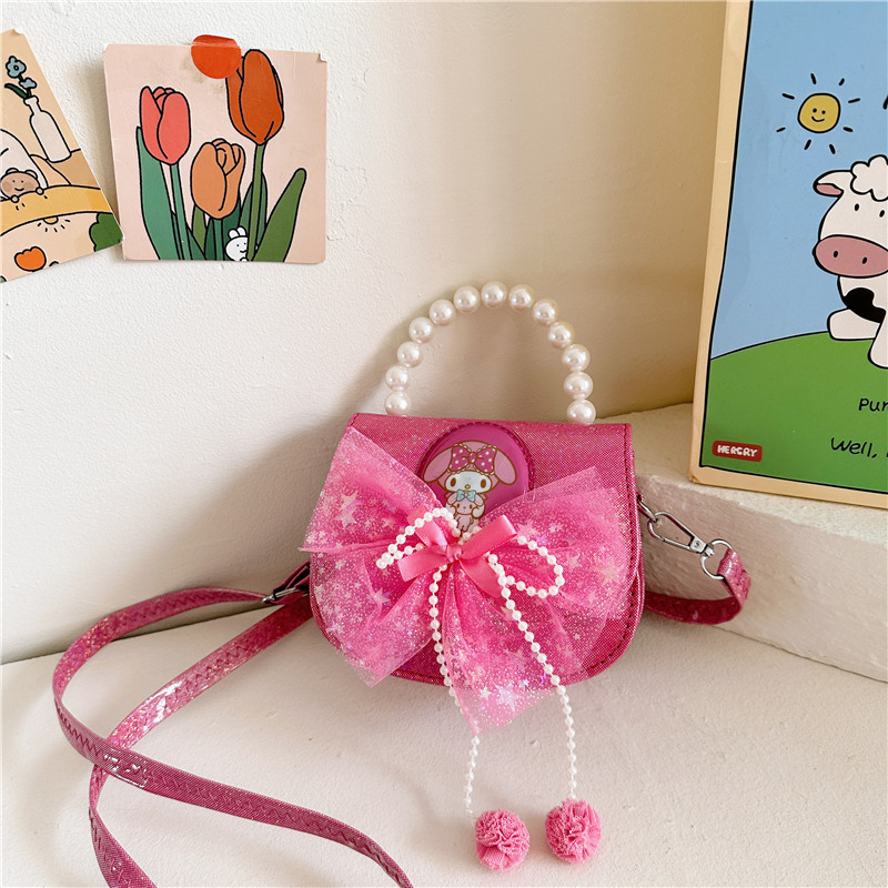 Luz intermitente, bolso de mano Kulomi, bolso de mochila para niños, princesa Melody, bolso de hombro para chicas lindas.