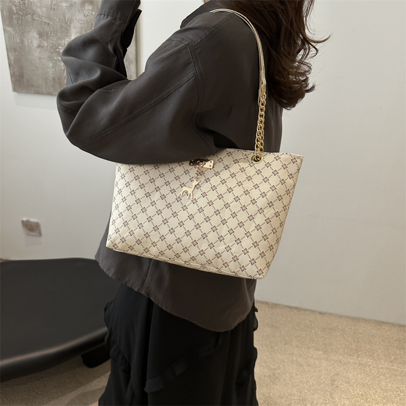 De nicho, estilo occidental, viajero de un solo hombro, gran capacidad, 2024 verano, nuevo bolso Tote, simple y moderno, bolso de gran capacidad, mujer