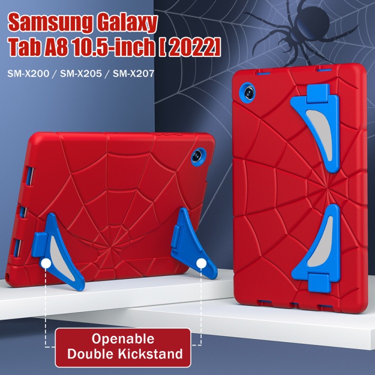 Para Samsung para Galaxy Tab A8 10.5 2021 Spiderman Silicone + PC Protector