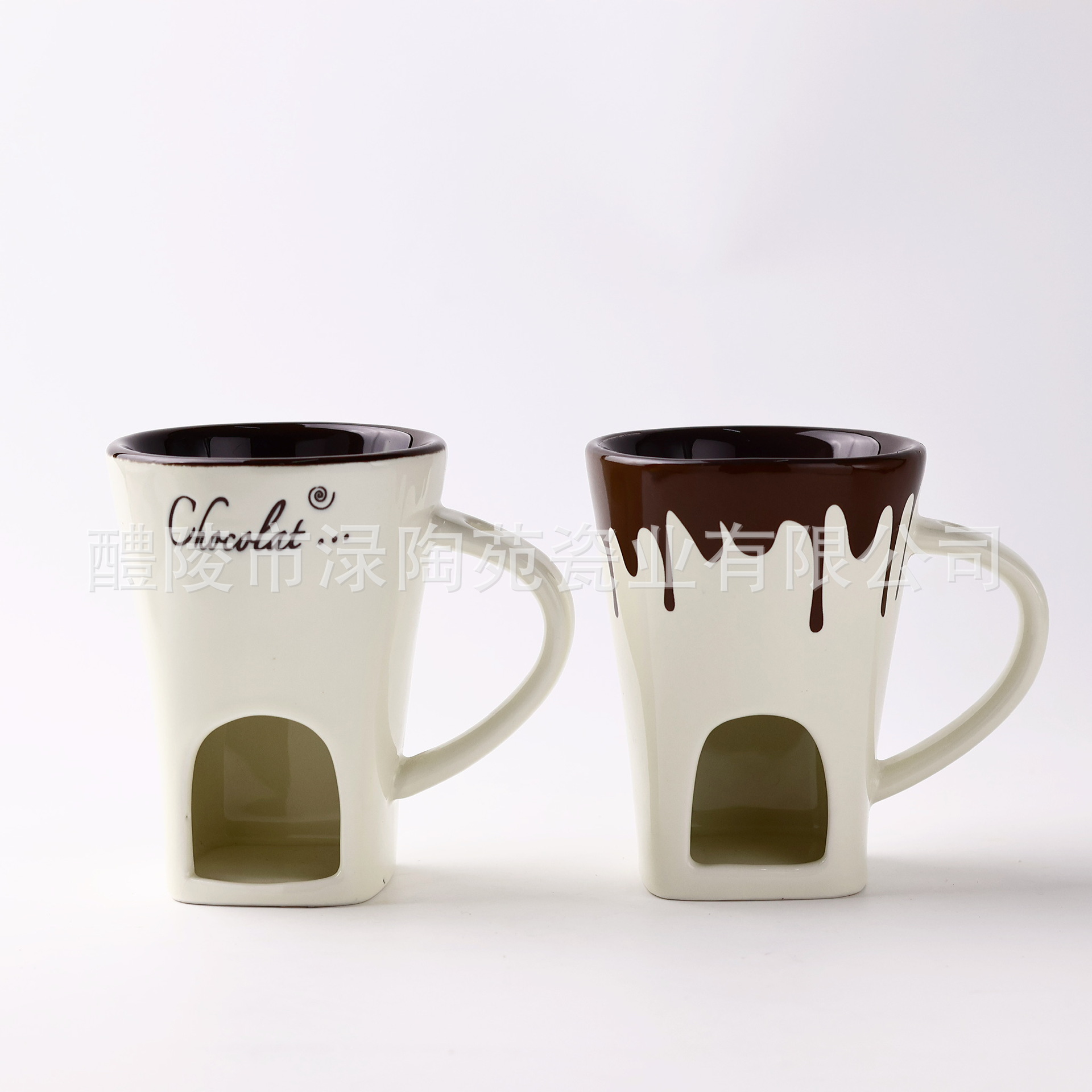 *新款0438* 8*11cm100ml *爆款蜡烛杯热巧克力杯陶瓷杯咖啡杯*