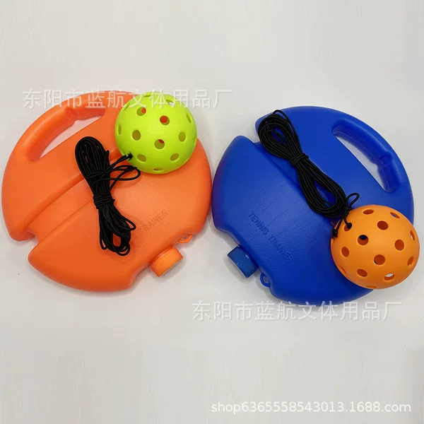 Pickleball Trainer Training Base 40-Hole High-Elastic Plastic Hole Ball for Beginners to Practice Pickleball