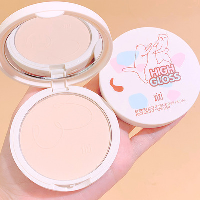 xixi three-dimensional Light perception Xiu Yan Oil control Powder Makeup Wet and dry Dual use waterproof Lasting Hold powder wholesale