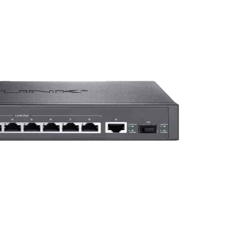 TP-LINK TL-SL3210 корпоративного уровня 8-портовый коммутационный коммутатор уровня 2 под управлением распределитель Huasite