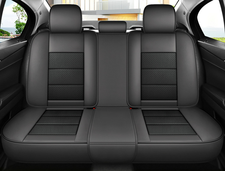 New Napa Leather Fully Surrounded 3D Full Leather Four-Season Universal Car Seat Cushion Breathable Seat Cover Car Cushion Seat Cushion