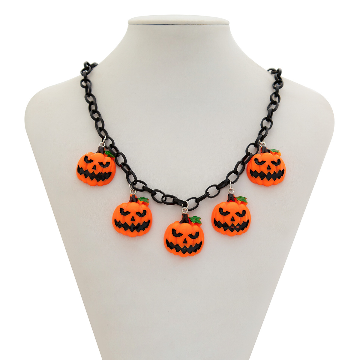 Europe And America Cross Border Halloween Ghost Pumpkin Necklace