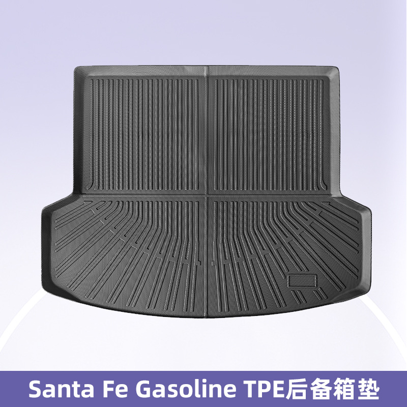 Aplicable a Corea del Sur 24 modelos modernos Santa Fe Gasolina 5 asientos 3D todo el tiempo material TPE almohadilla