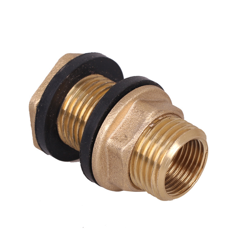 Conector del tanque de agua cubo de la torre de agua tanque de peces de plástico cable interno y externo Conector recto accesorios de tubería de Unión suelta de cobre accesorios de tubería de agua de PVC