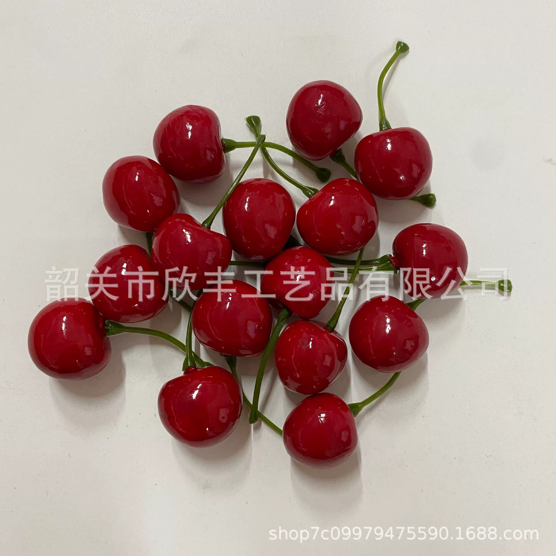 Имитация вишневой вишни Имитация дуба 2,5 см пена поддельная вишня имитация фруктов, овощей и орехов реквизит