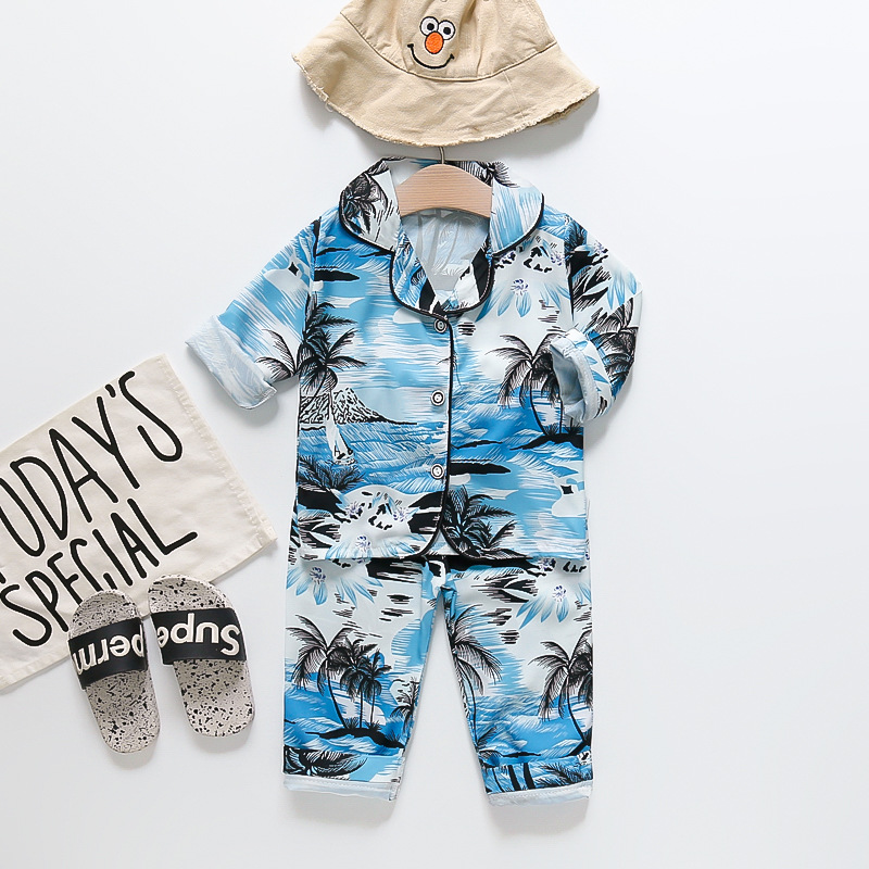 2023 primavera nuevos niños del otoño Pijamas largos oso caliente traje estilo coreano desgaste cómodo lindo moda