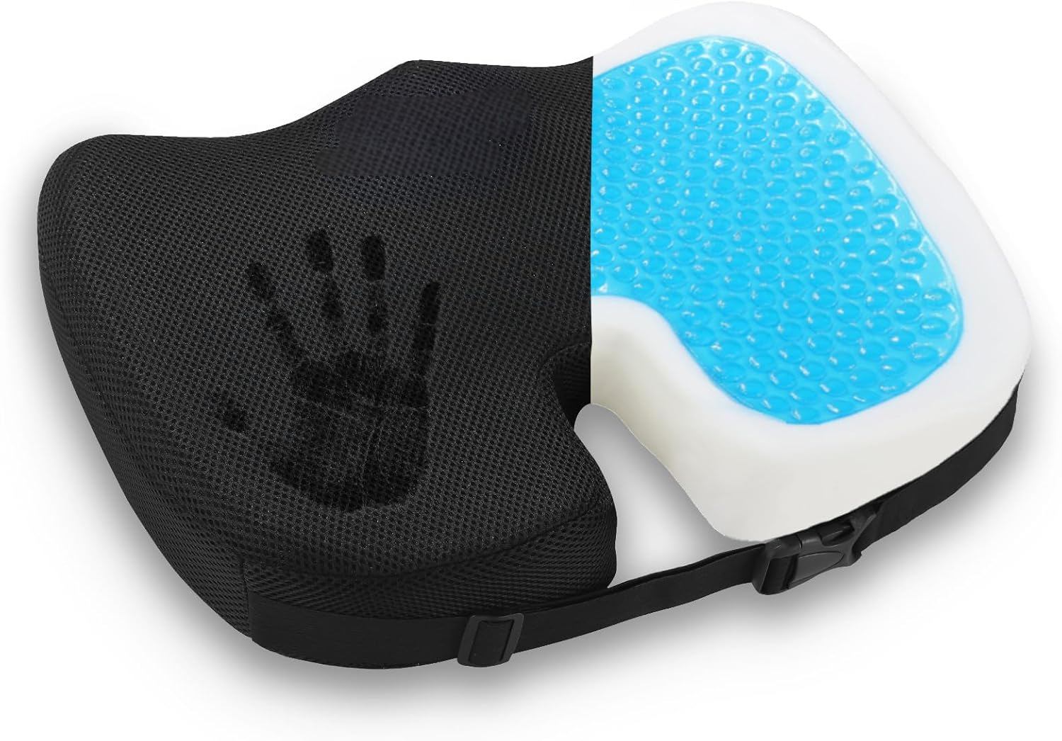 Gel Memory Foam Buttocks Cushion Is Cool, Breathable and Not Stuffy. Cross-Border Foreign Trade Best-Selling Model Manufacturer Wholesale Direct Sales