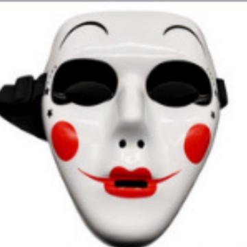 Máscara transfronteriza para mascarada pintada máscara de hip hop para hombres y mujeres cara completa hip hop mascarada fantasma cara bola venganza vestir