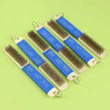 唐氏 Проволочная щетка, литературная игрушечная щетка, деревянная ручка, чистящая проволочная щетка, литературный игрушечный инструмент, орех, алмаз, грецкий орех, щетка для чистки бодхи