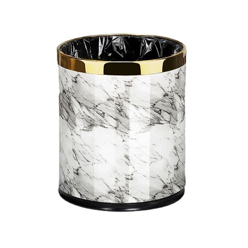 Household desktop minimalist creative bedroom kitchen hotel bucket bathroom toilet sanitary bucket with ring