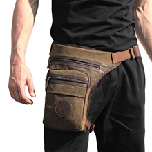 L 37652 Men's Canvas Waist Bag Ӣ�׷����� ŷ���羳����ѷ