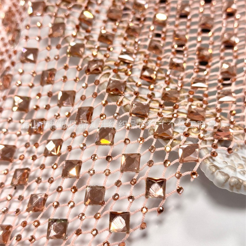 Fábrica de nuevo punto de Europa y Estados Unidos ropa de mujer transfronteriza celebridad vientos de moda chaqueta de diamante trenco conjunto de tela