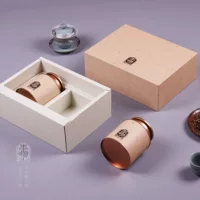 Коробка полкило и килограмм зеленого чая упаковочной коробки Пуэр чай черный чай Dahongpao сломанный Серебряный небо и земля покрывают пустую коробку чая