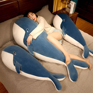 Cloth Doll Wholesale Large Cute Whale Plush Toy Pillow Girls Sleeping Boys Doll Doll Soft