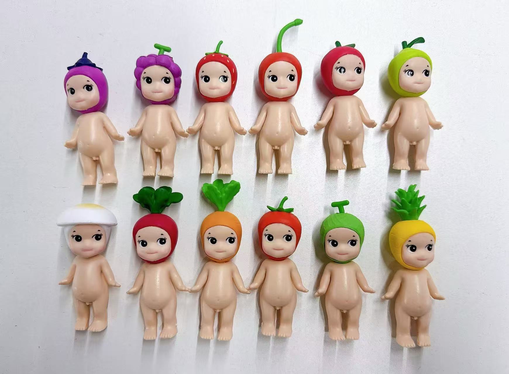 Figuras decorativas transfronterizas – adornos de coche o móvil, muñecos animados hechos a mano, venta por lotes