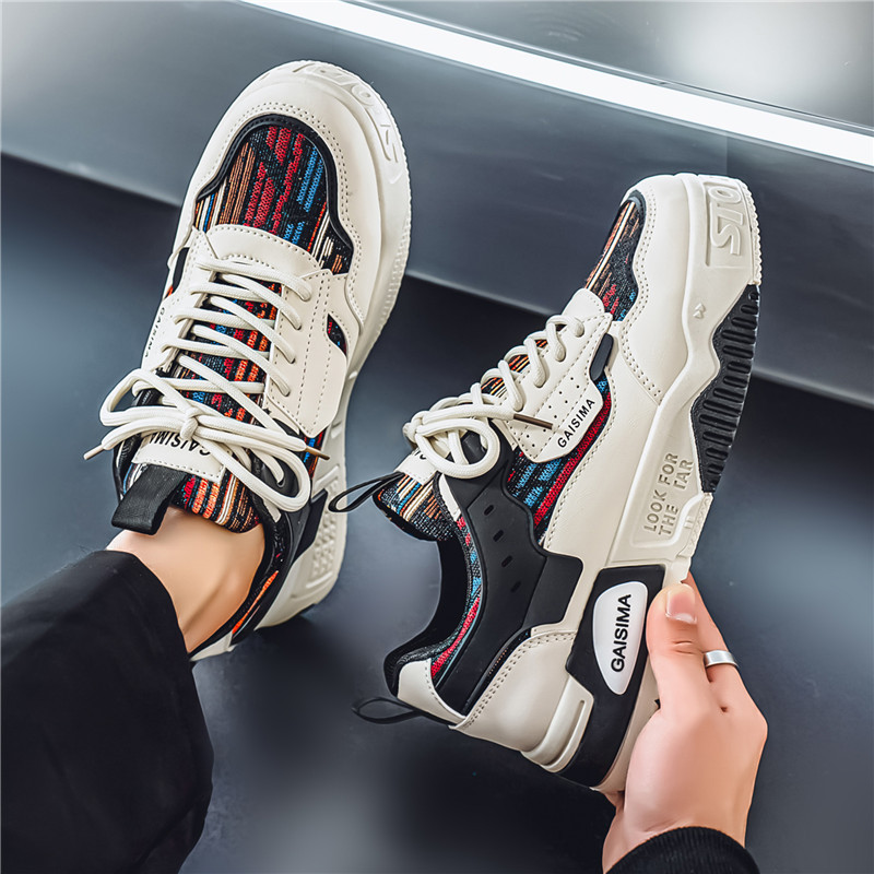 2025 cuatro estaciones de la marea nacional camuflado nicho de hombres zapatos de cuero al aire libre zapatos deportivos de estilo de port zapatos de hombre