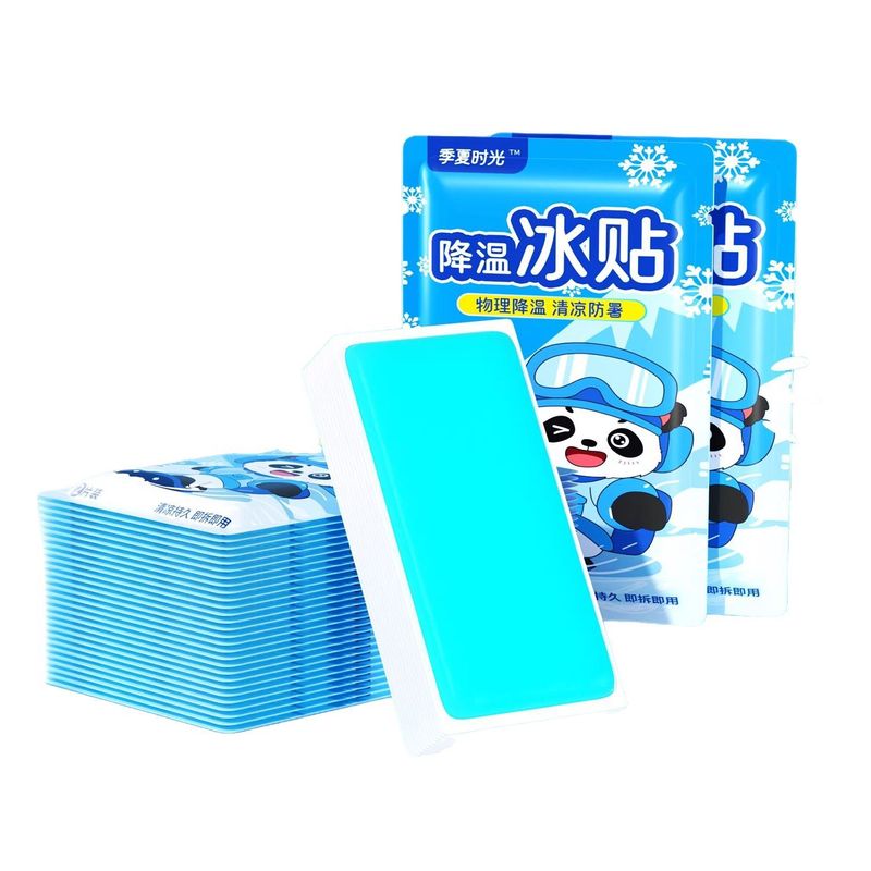 冷却冷却パッチ、アイスパッチ、涼しい夏のリフレッシュ、熱緩和パッチ、携帯電話冷却パッチ、夏の氷湿布冷却パッチ|undefined