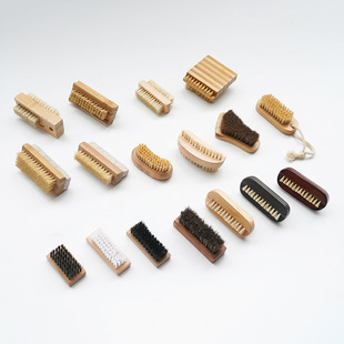 Drawing draft bamboo wooden nail brush zebra bamboo nail brush Lotus paint red black natural color nail brush