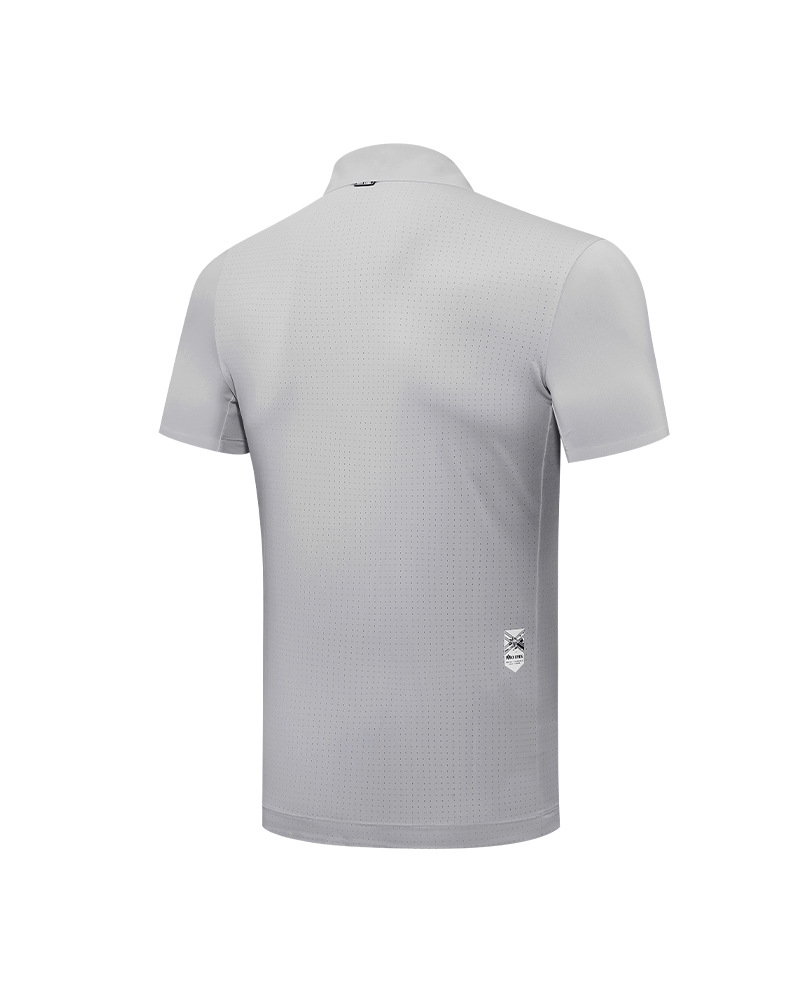 Áo thun thể thao nam ngắn tay chơi golf co giãn cao mềm mại thoáng khí — M23YF001-Đen, M23YF001-màu xám, M23YF001-màu trắng chi tiết 15