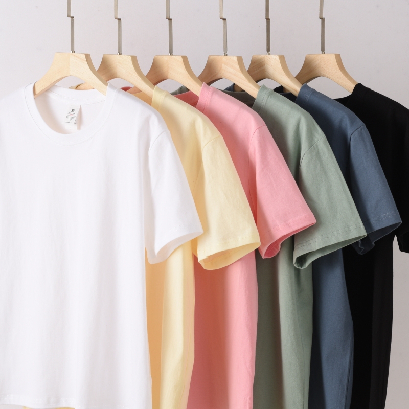 200g Xinjiang Cotton Short-Sleeve T-Shirt, Heavyweight Pure Cotton Base Shirt, Couple's Unisex Summer 2026 New Style Inner Wear Top 200g Xinjiang Cotton Short-Sleeve T-Shirt, Heavyweight Pure Cotton Base Shirt, Couple's Unisex Summer 2026 New Style Inner Wear Top