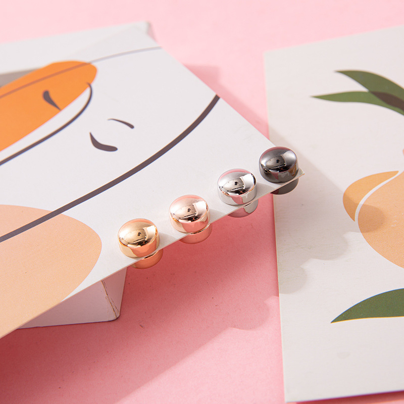 Nueva joyería imán accesorios de bufanda de hilo para mujer hebilla chal hebilla de pelo de moda de doble uso broche redondo joyería pequeña