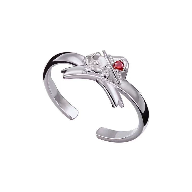 Кольцо Wenhao Wild Dog Ring с двухмерным аниме Takagawa Akutagawa Akikawa Makang Zhongyuan Zhongdao Мужское и женское кольцо