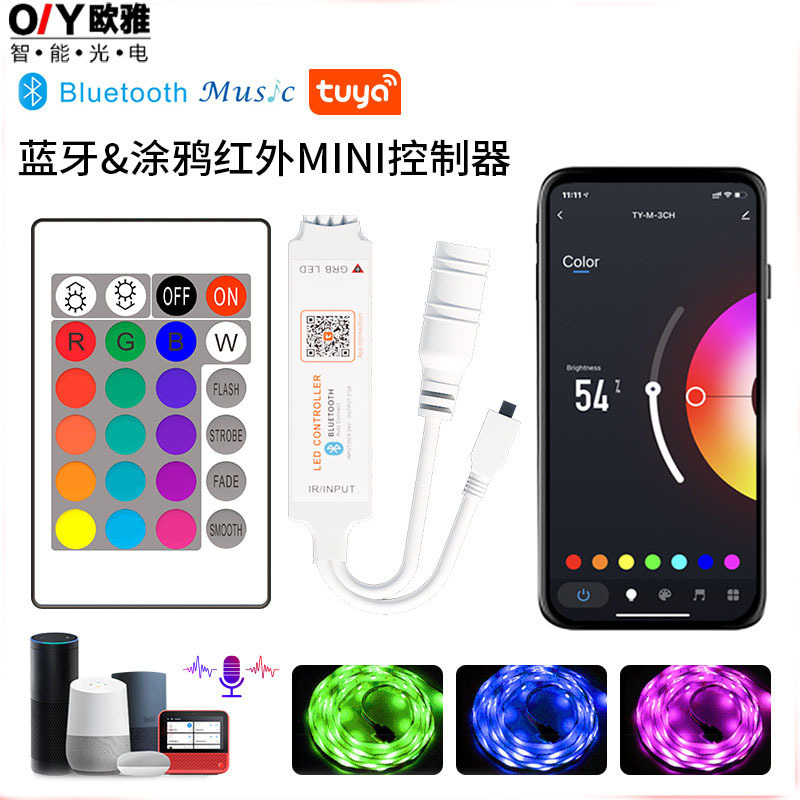 Graffiti beacon Bluetooth Mini WiFi Smart LED Controller RGB/RGBW Light Strip Graffiti APP Controller