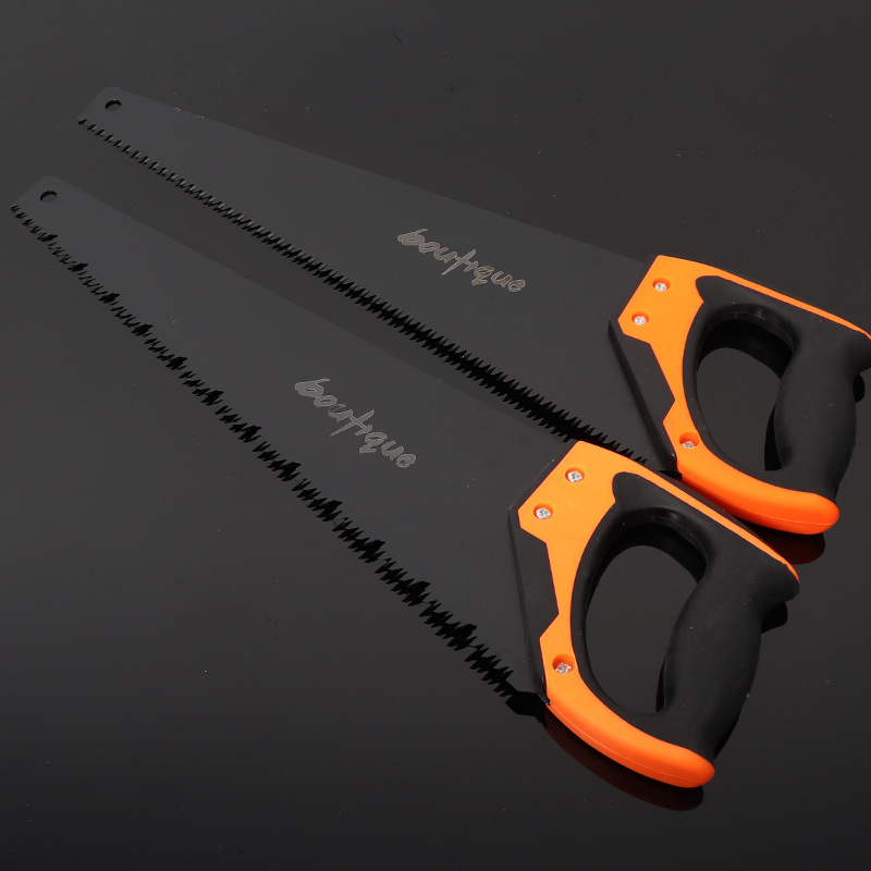450电泳手板锯 伐木锯包塑手柄 修枝木工树木切割锯子电泳带泄齿