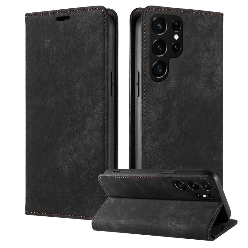 For Samsung S22Ultra mobile phone leather case A20E mobile phone case A51 magnetic S10 protective case S21FE flip For Samsung S22Ultra mobile phone leather case A20E mobile phone case A51 magnetic S10 protective case S21FE flip