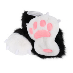 A drop-shipping fursuit, hand-made meat pads, plush animal paw socks, comic show role-play clothing accessories