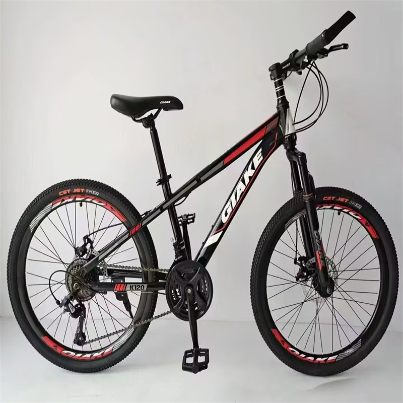24inch Mountain Bike Adult Road Bike 26inch Student Bike Variable Speed 21-Speed Shock Absorber Disc Brake Bicycle Bicycle Paint