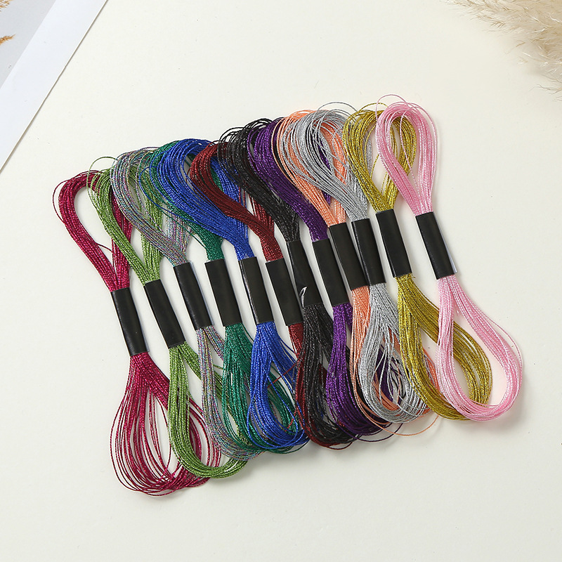 6가닥 12색 혼합, 1팩에 12개입, 12개입