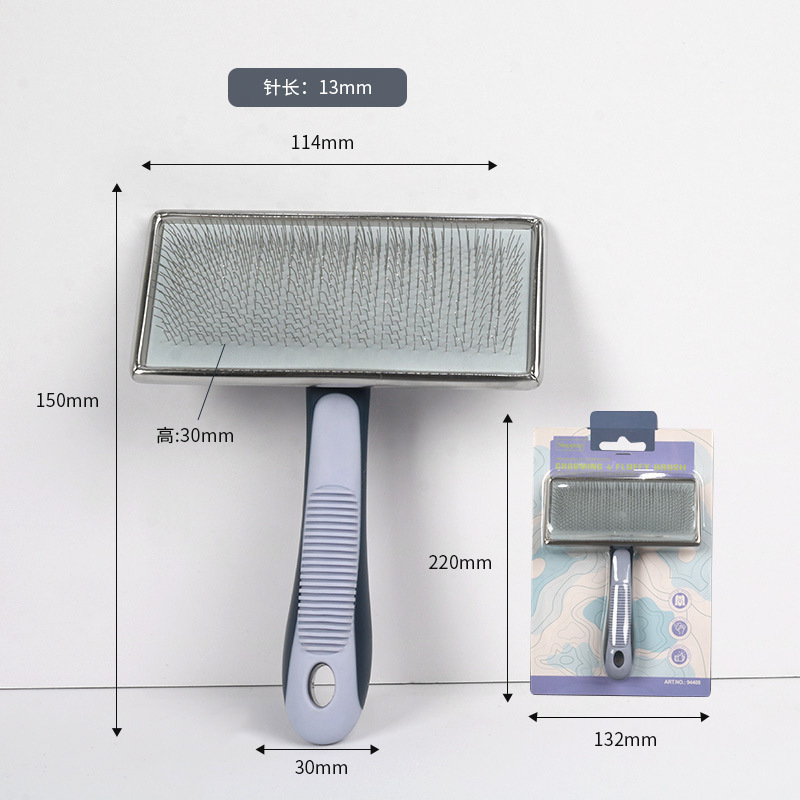 Peine para mascotas, aseo de limpieza para perros, peine de aguja, peine de depilación para gatos, nudo abierto, cuchillo de pelo, peine de depilación, productos para mascotas