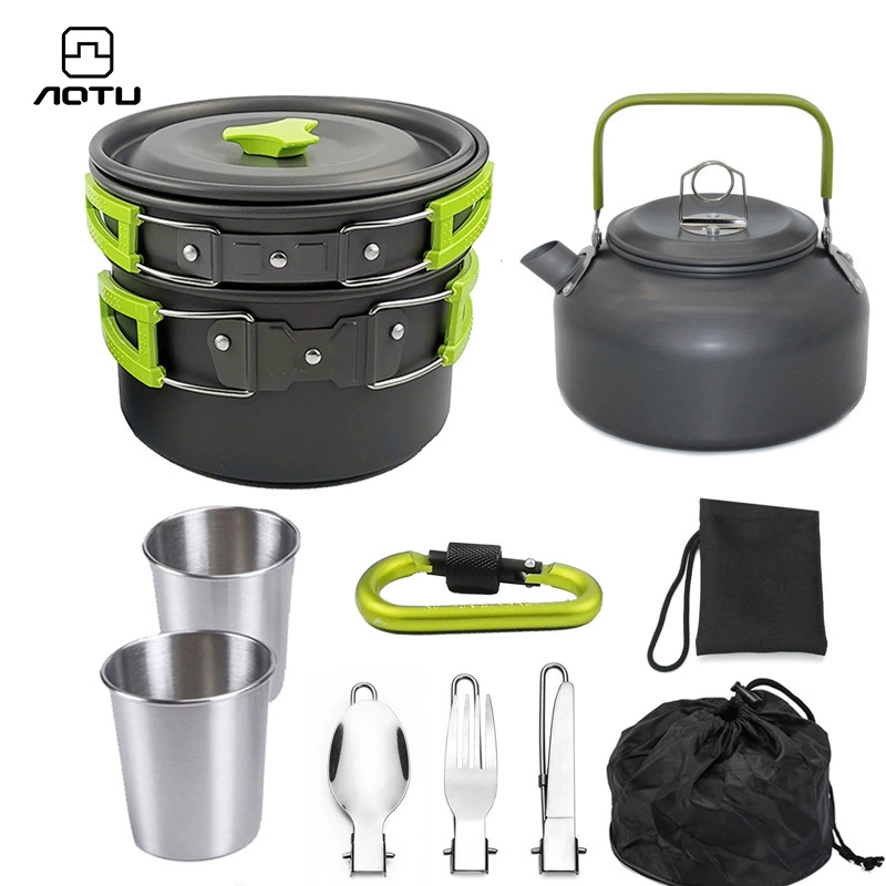 Набор походных горшков для улицы с красочным быстроподвесным портативным горшком Amazon, бестселлер на 2-3 человека